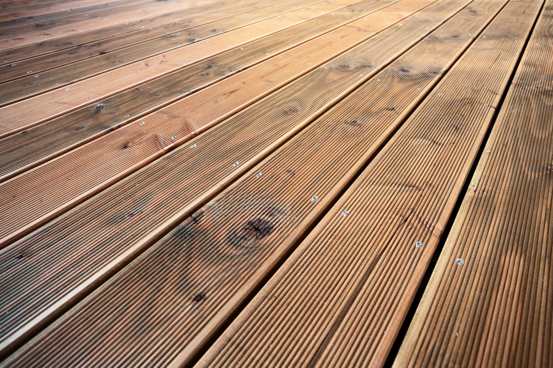 Constructing a wooden patio